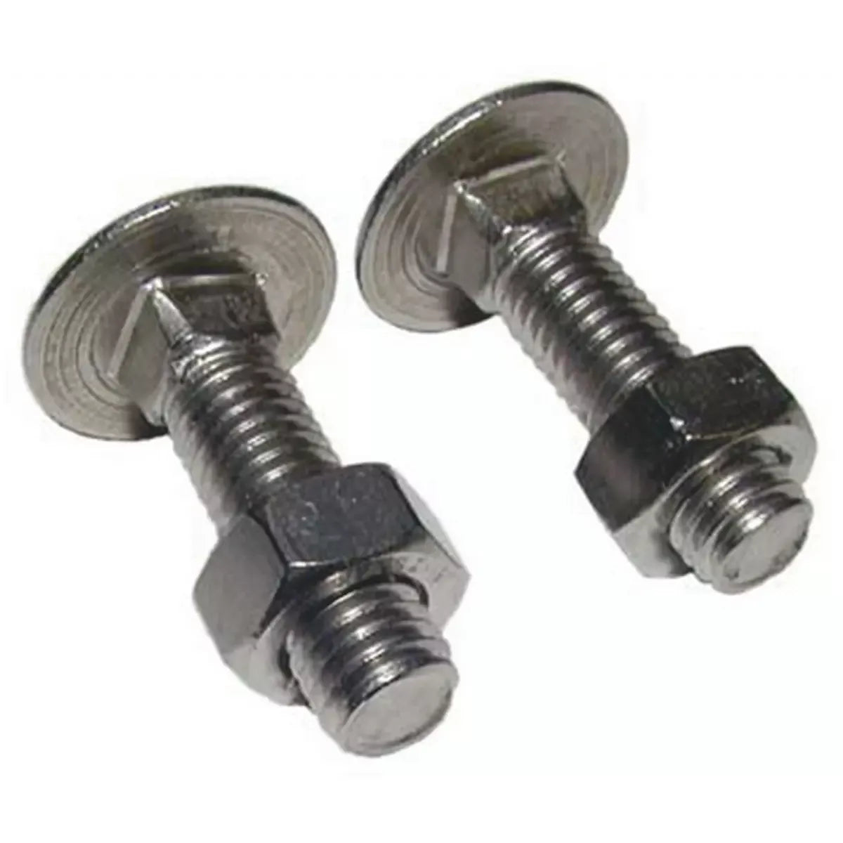 Schlossschrauben M8x25, Edelstahl mit Mutter – VPE 100