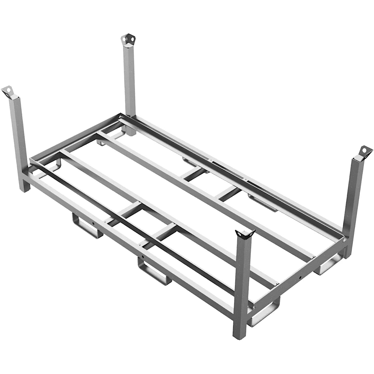 Lager- und Transporttraverse für 30 Fußplatten (nicht gefüllt)