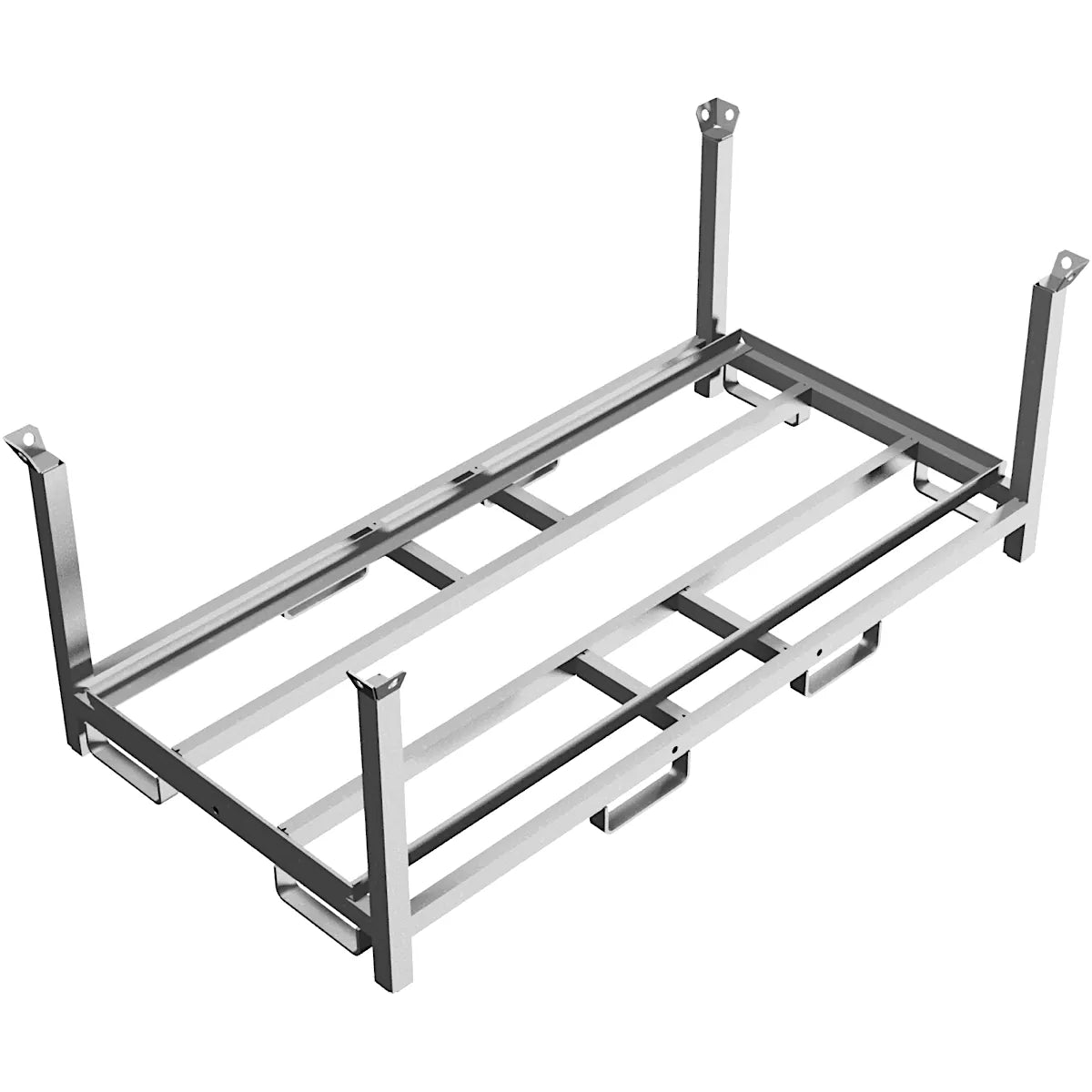 Lager- und Transporttraverse für 30 Fußplatten (nicht gefüllt)