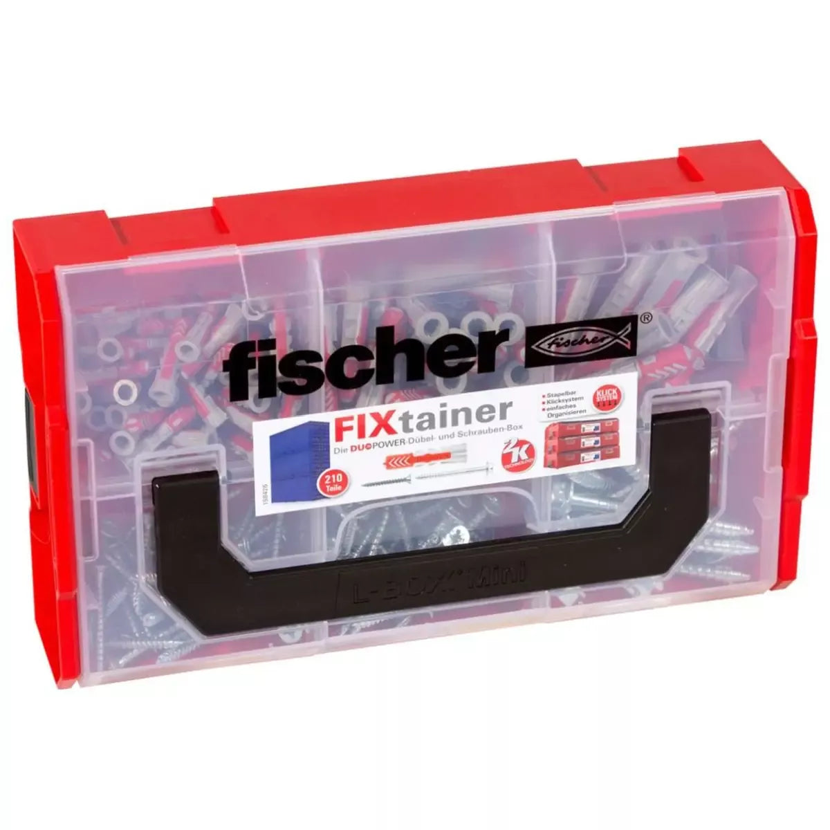 fischer FIXtainer-DuoPower+ Schraube (210 Teile)