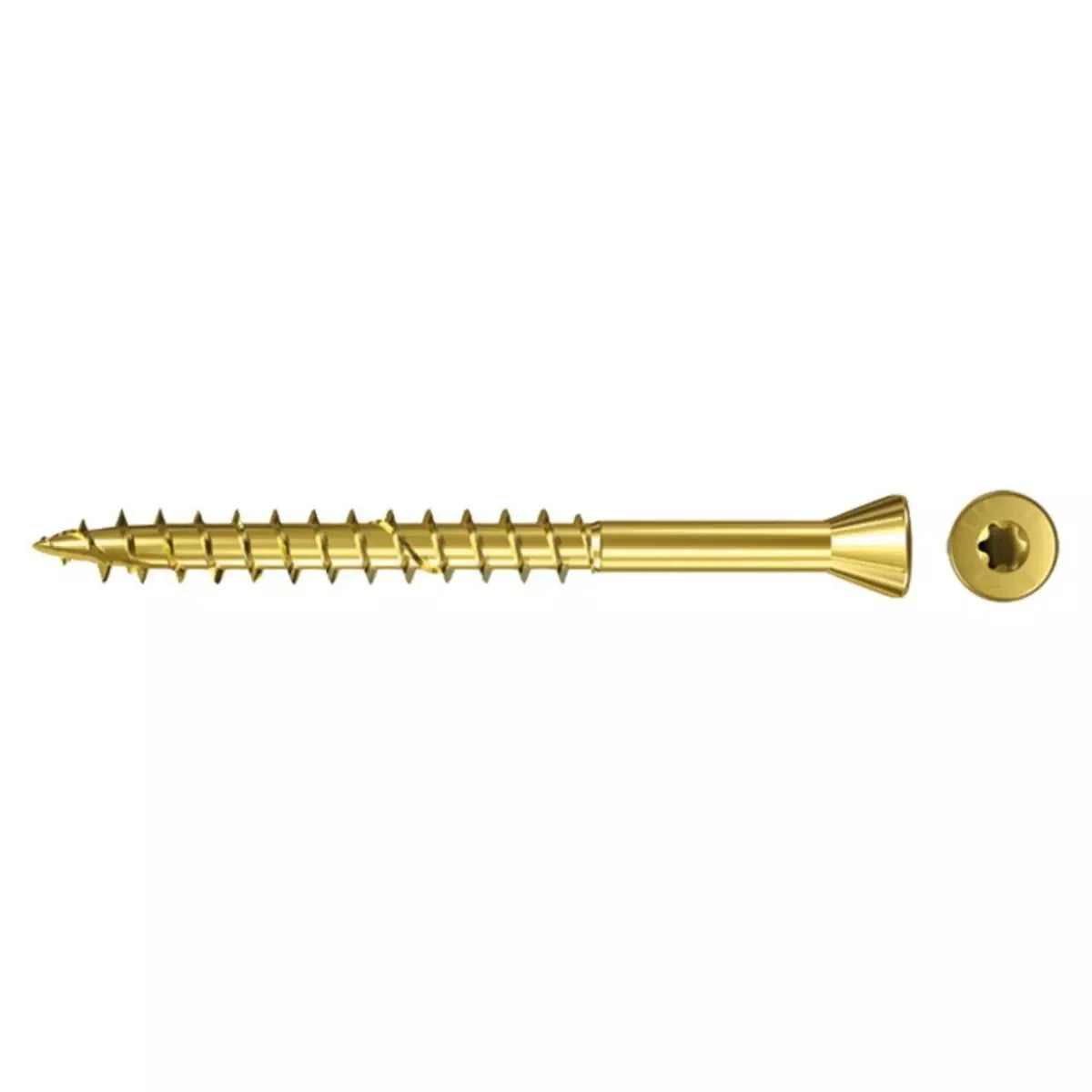 fischer FTF Diele 3,5x35 klSK gelb-vz TG Tx10 – VPE 200 St