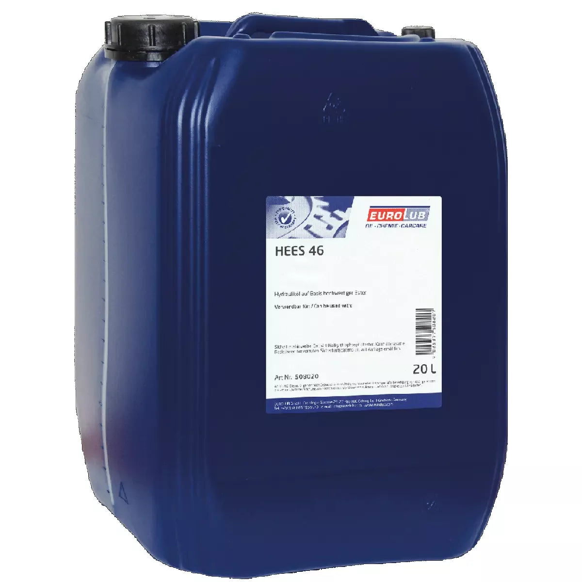 HEES 46 biologisch abbaubares Hydrauliköl, 20 l Kanister
