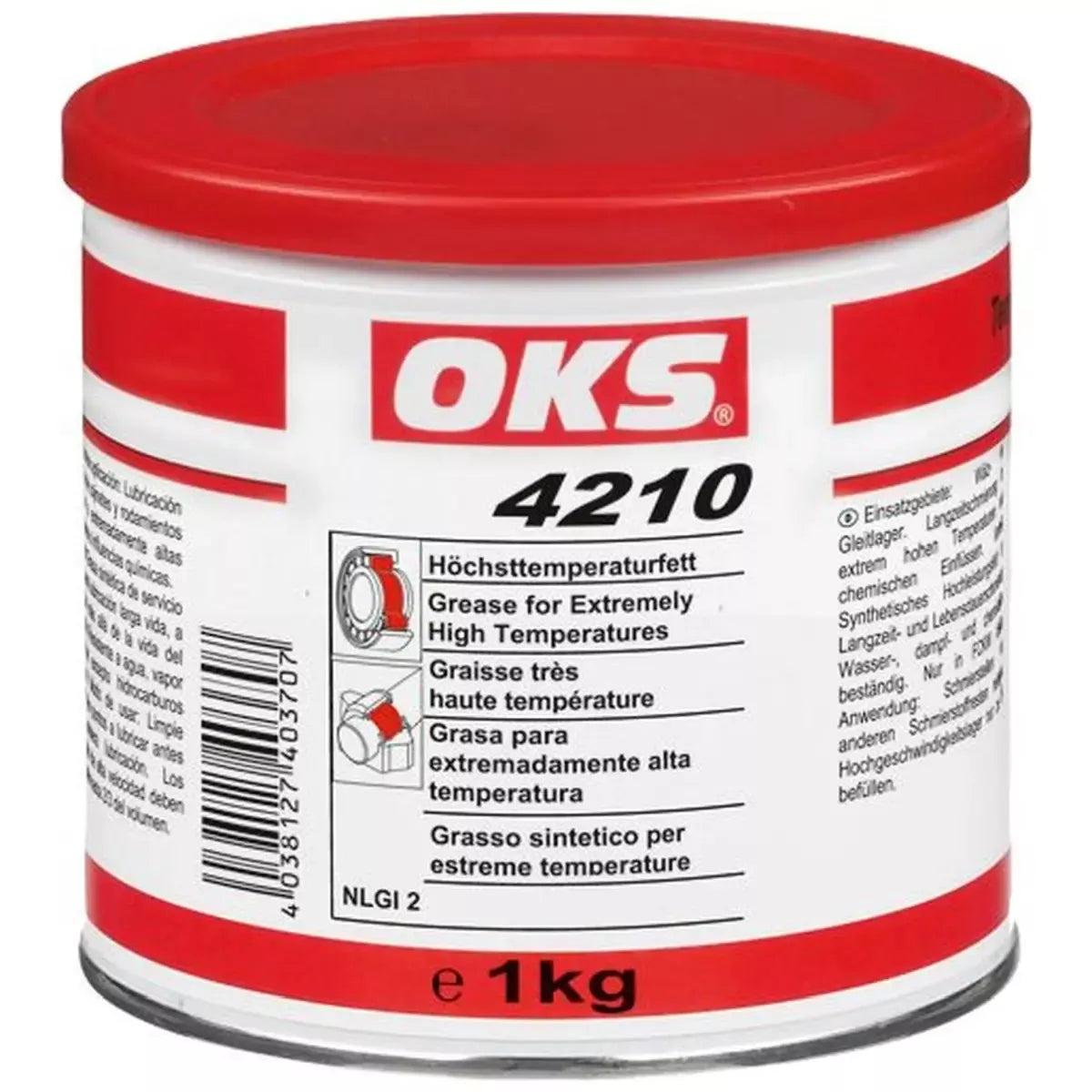 Höchsttemperaturfett OKS 4210, 1 kg Dose