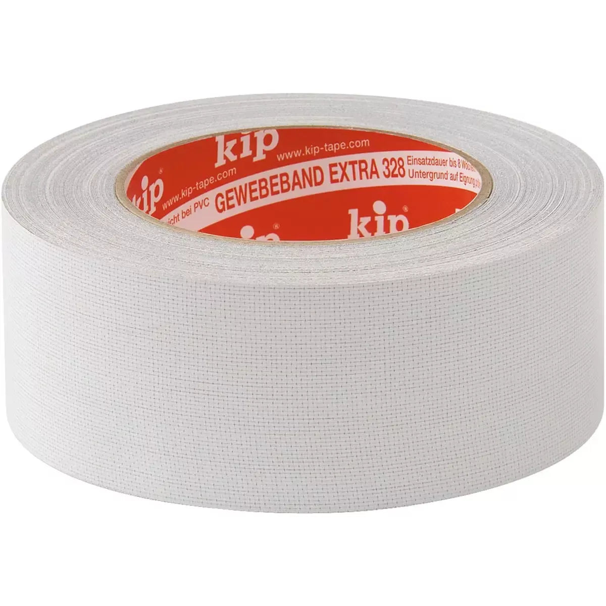 Kip 328 Gewebeband Extra, UV beständig, hellgrau, 50 mm Rolle a 25 m