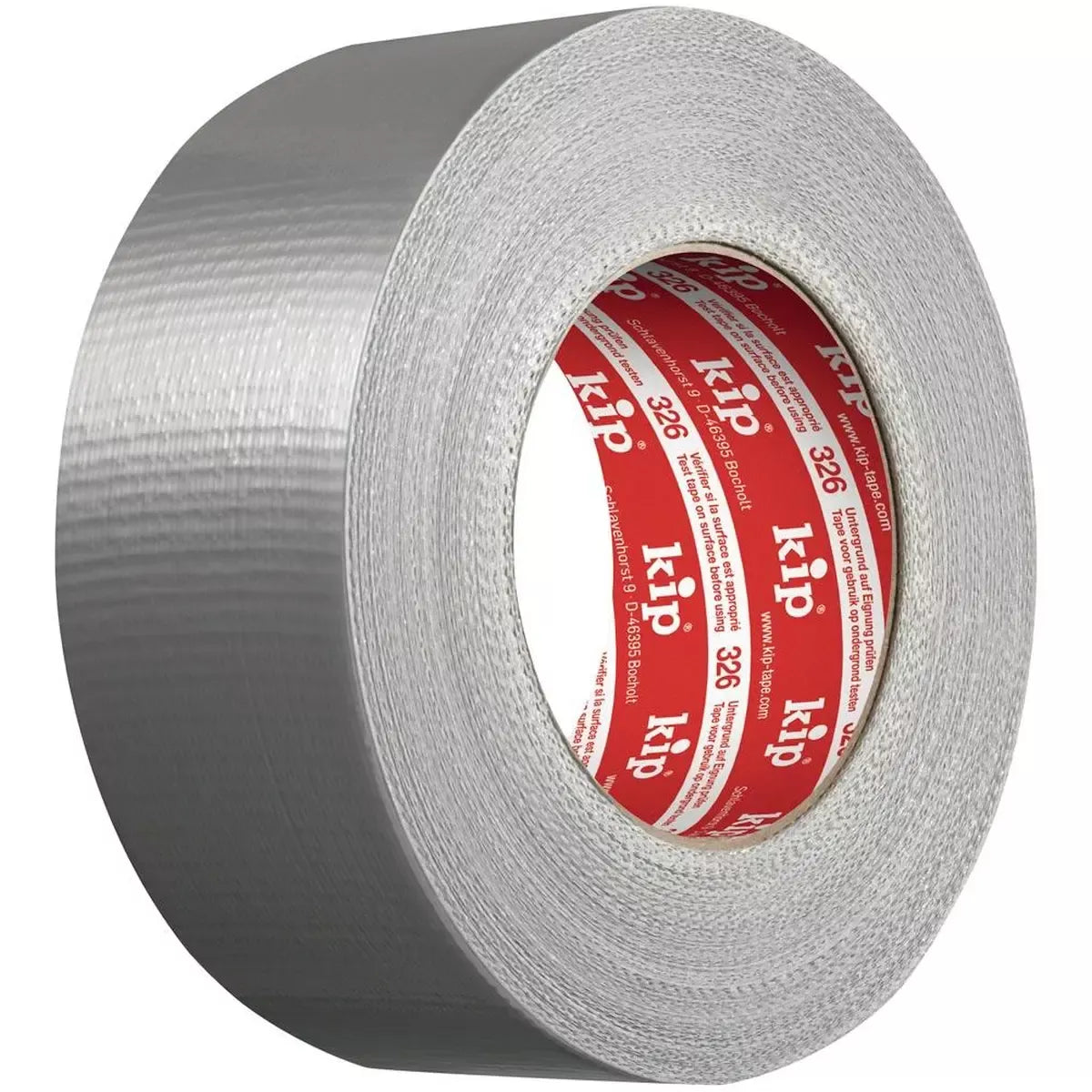 Kip Steinband Extra 326, Gewebeband, silber, 50 mm x 50 m