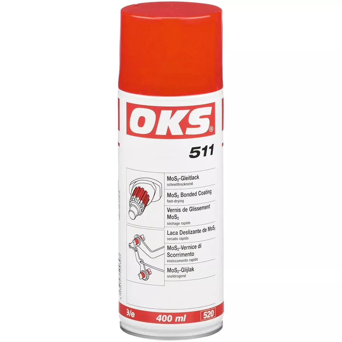 OKS 511 MoS2-Gleitlackschnell, trocknend 400 ml