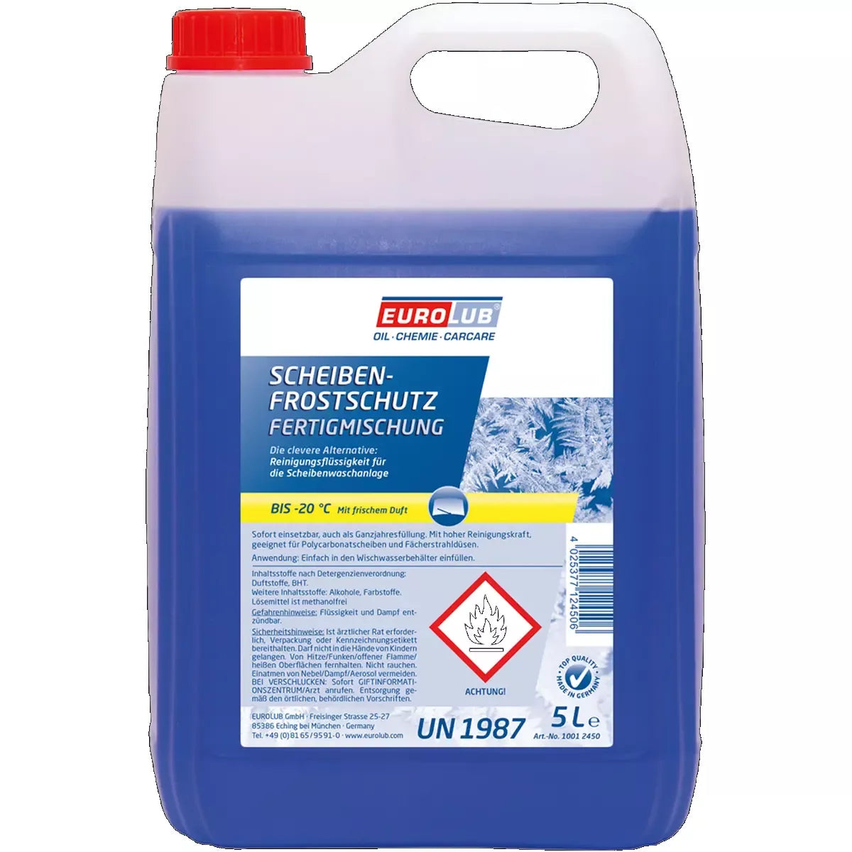 Scheibenfrostschutz Fertigmischung -20°C, 5 l Kanister