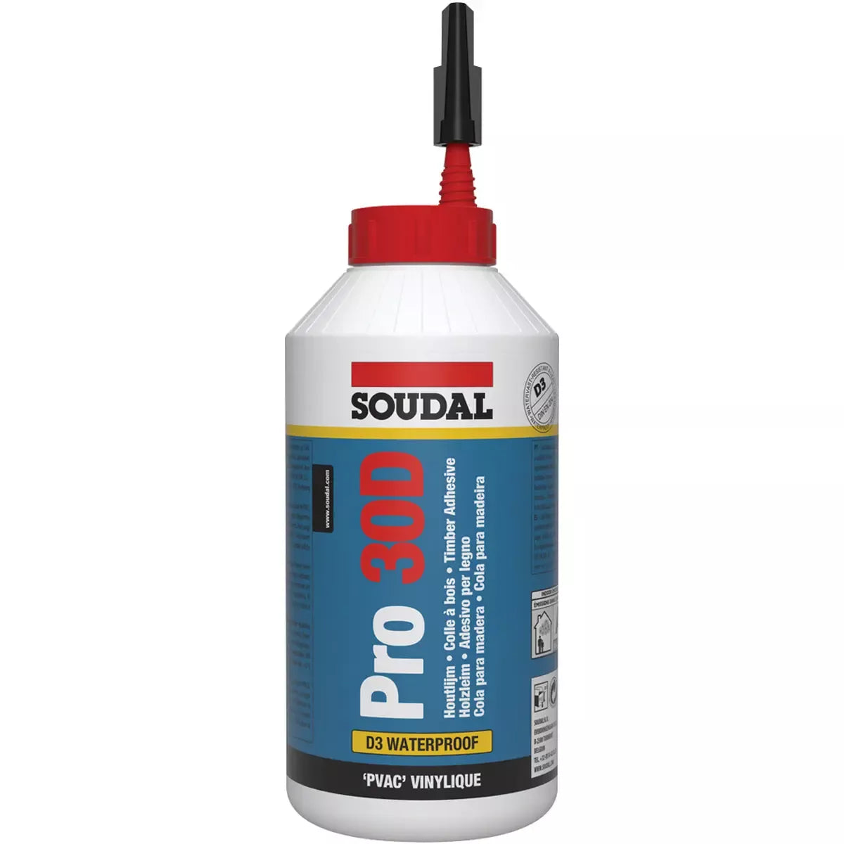 Soudal Holzleim PRO 30D D3, 750 g