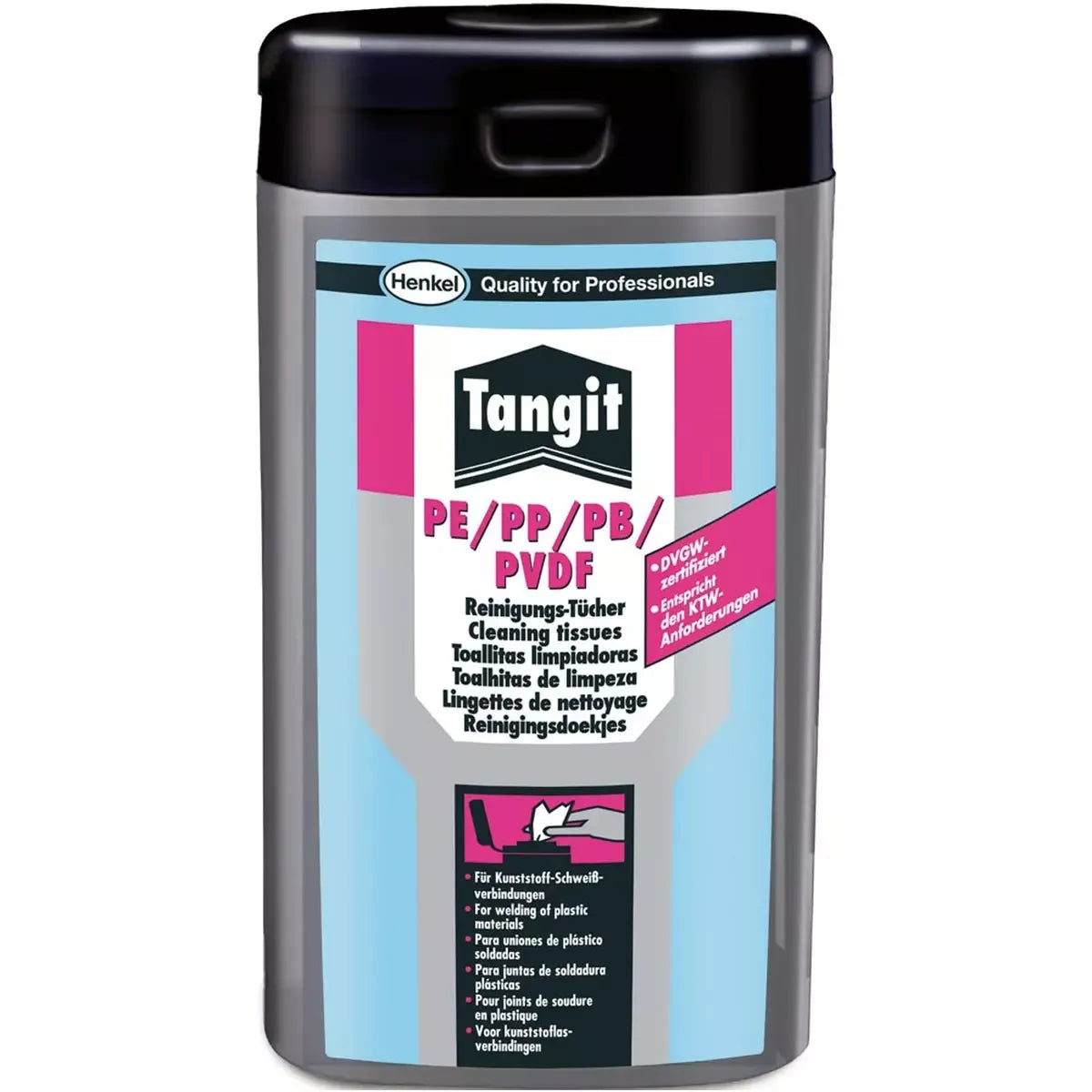 Tangit Reinigungstuch PE/PP Box mit 100 Tücher