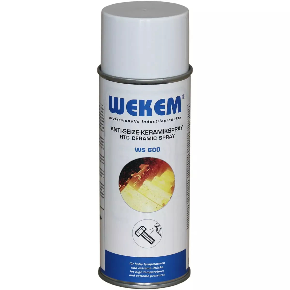 Wekem Keramikpaste, metallfreier weißer Schmierstoff, WS 600, 400 ml Spray