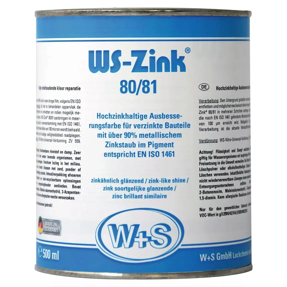 Zink Ausbesserung 80/81
