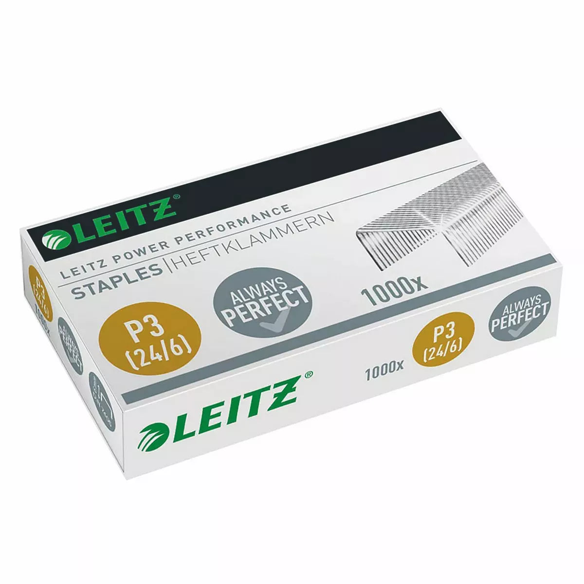 Leitz Heftklammern, 1.000 Stück, 5570, 24/6