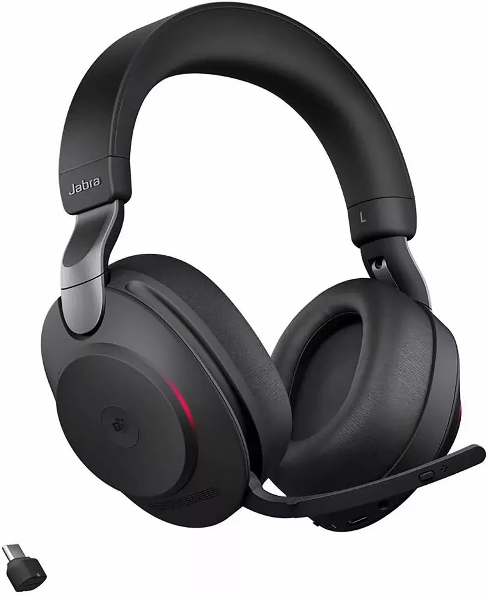 Jabra Evolve2 85 Headset, Stereo, kabellos, schwarz Bluetooth
