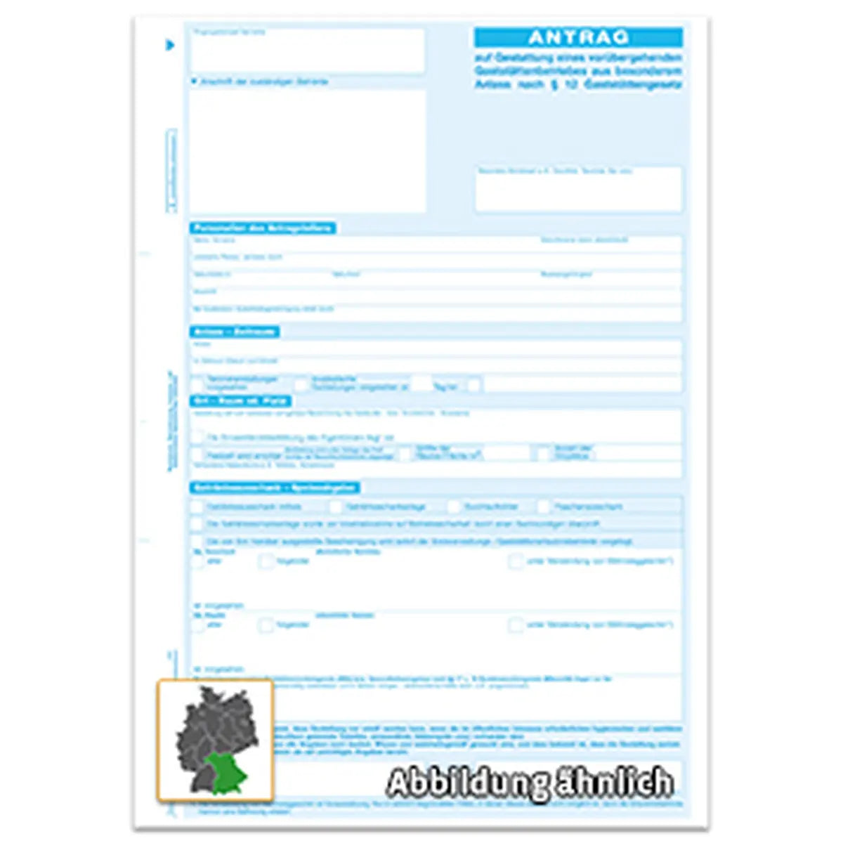 Antrag § 12 GastG (Variante), A4