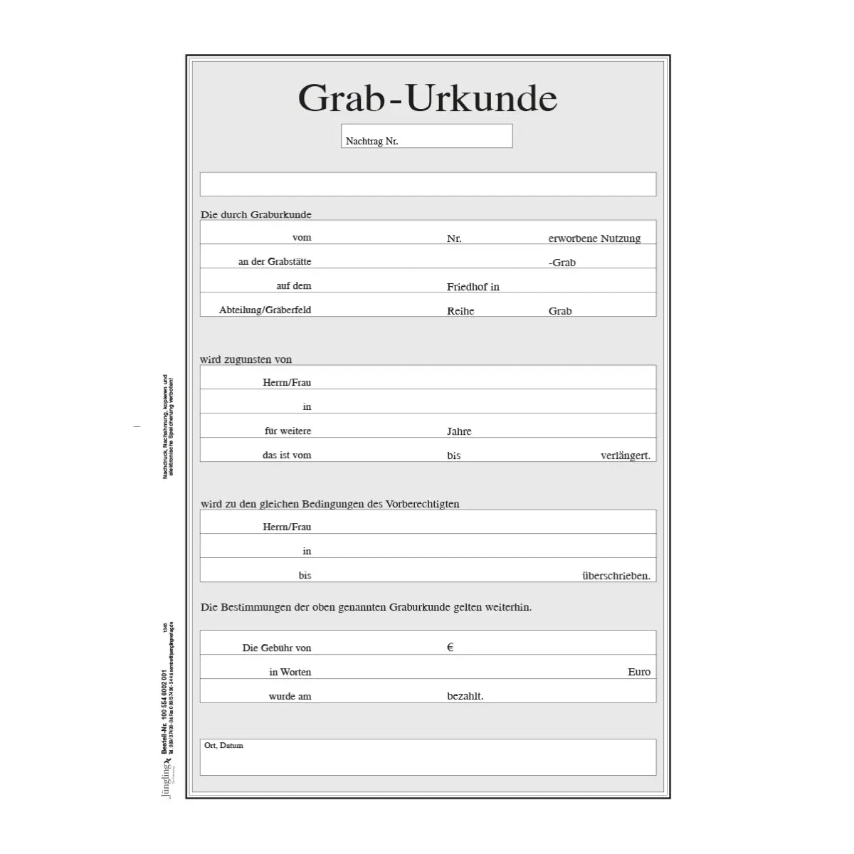 Graburkunde (Nachtrag), A4