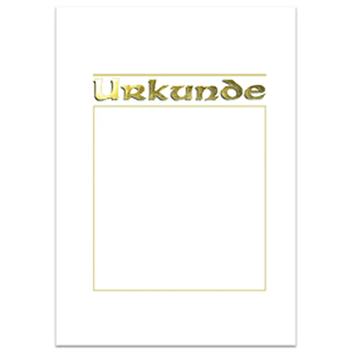 Urkunde, A4, Elefantenhaut, Schriftzug Urkunde