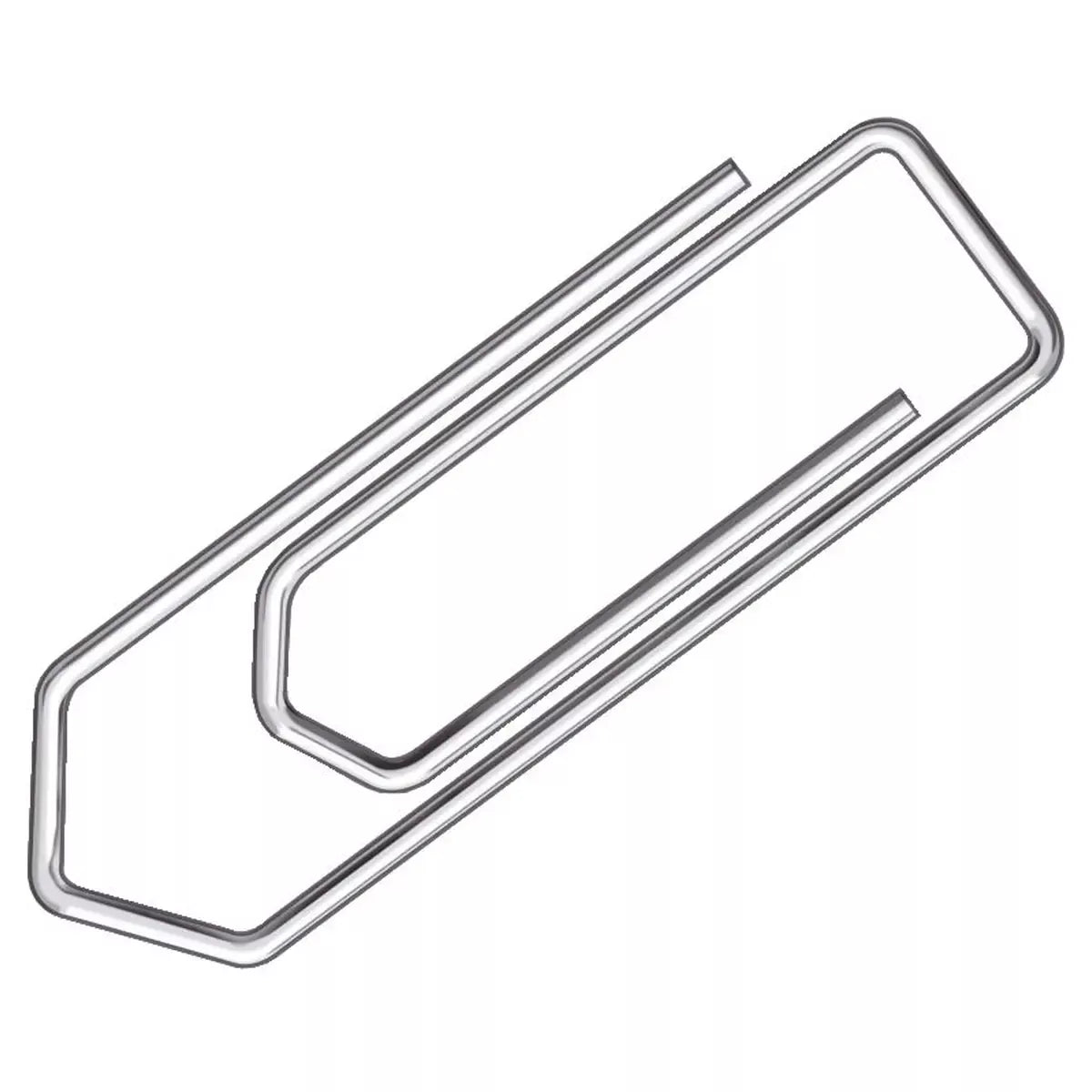 Briefklammer, Metall, 32 mm, verzinkt, Schachtel mit 1000 Stück