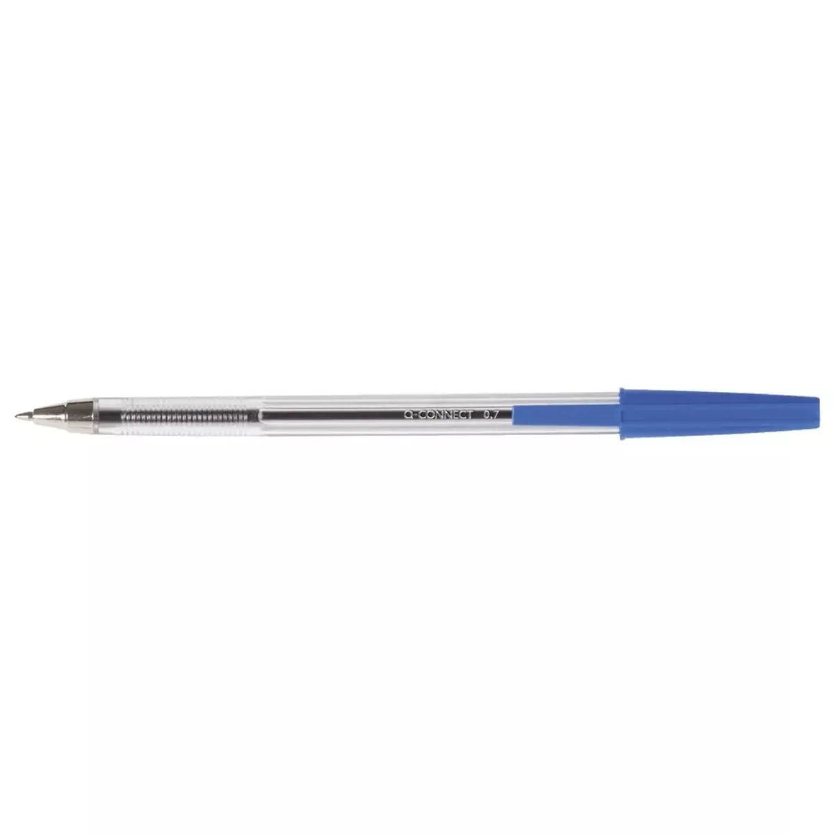 Einwegkugelschreiber, ca. 1mm, blau