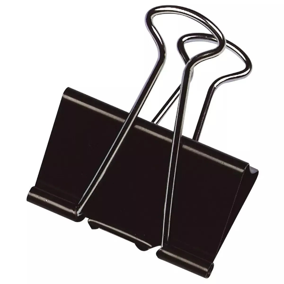 Foldback-Klammern - 19 mm, Klemmvolumen 7 mm, sortiert, 10 Stück