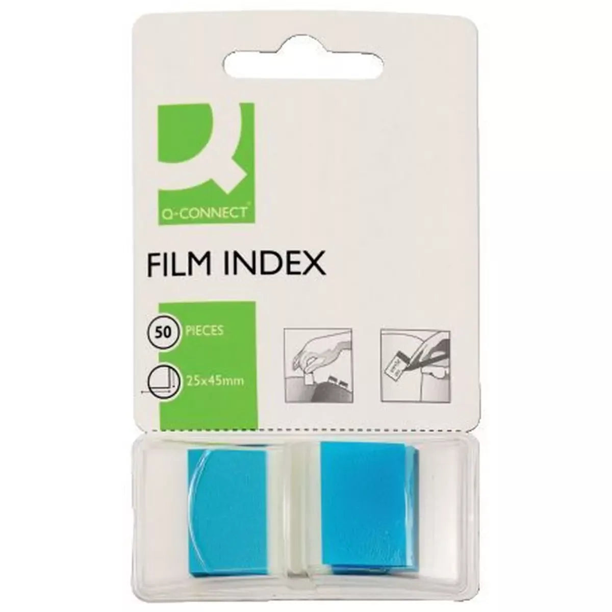 Index - 25 x 45 mm, blau, 50 Streifen