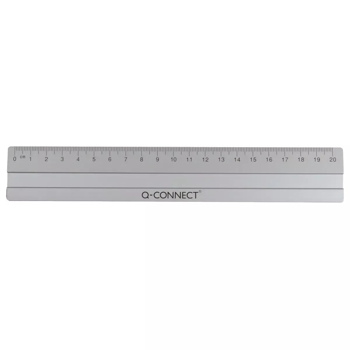 Lineal Alu - 20 cm, silber