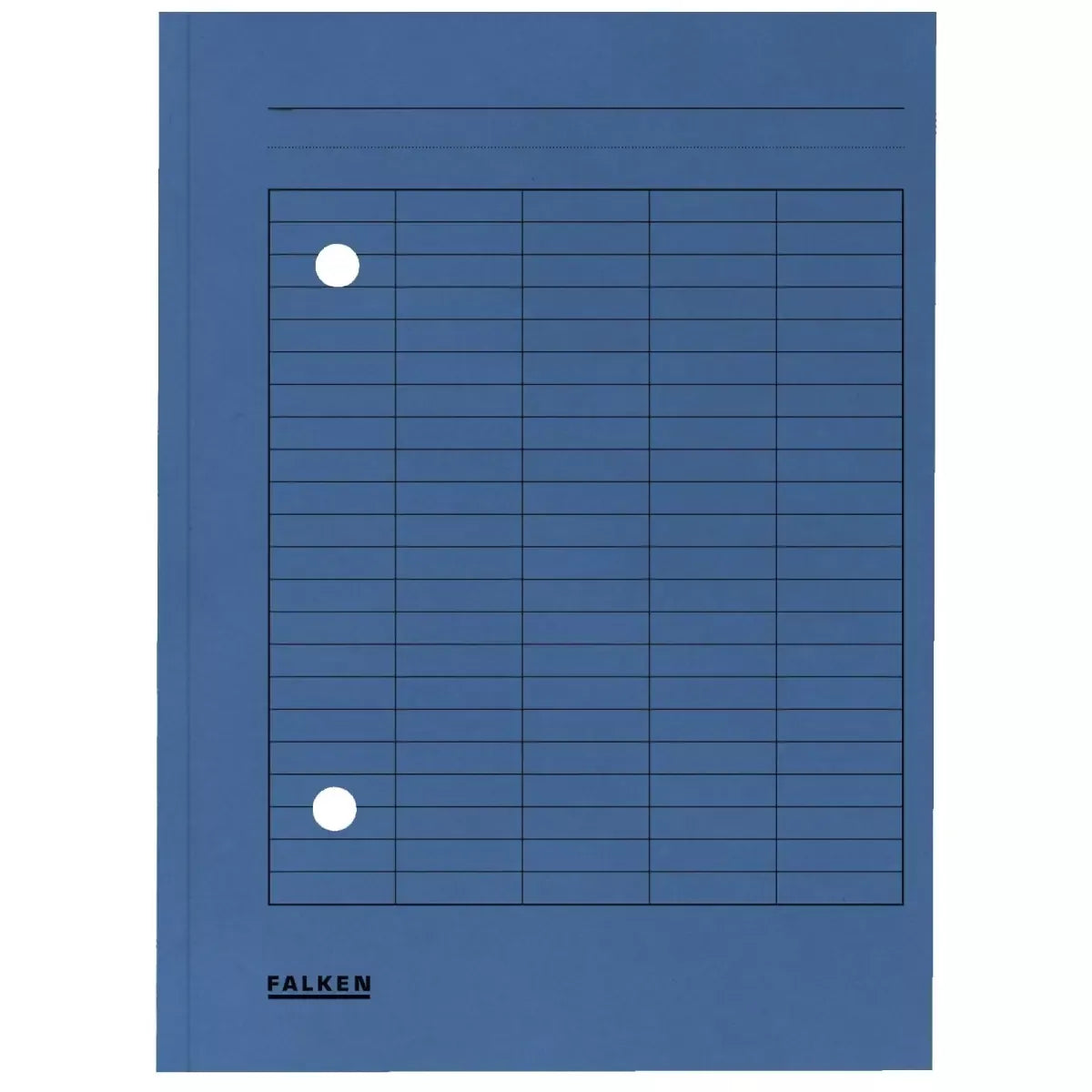 Umlaufmappe - A4 blau, Manilakarton, 250 g/qm