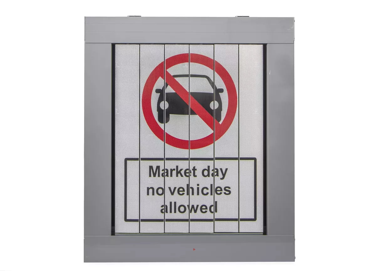 Prismenschild mit Bildgröße 630 x 630 mm
