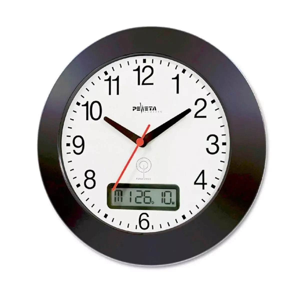 Funk-Wanduhr mit Datum