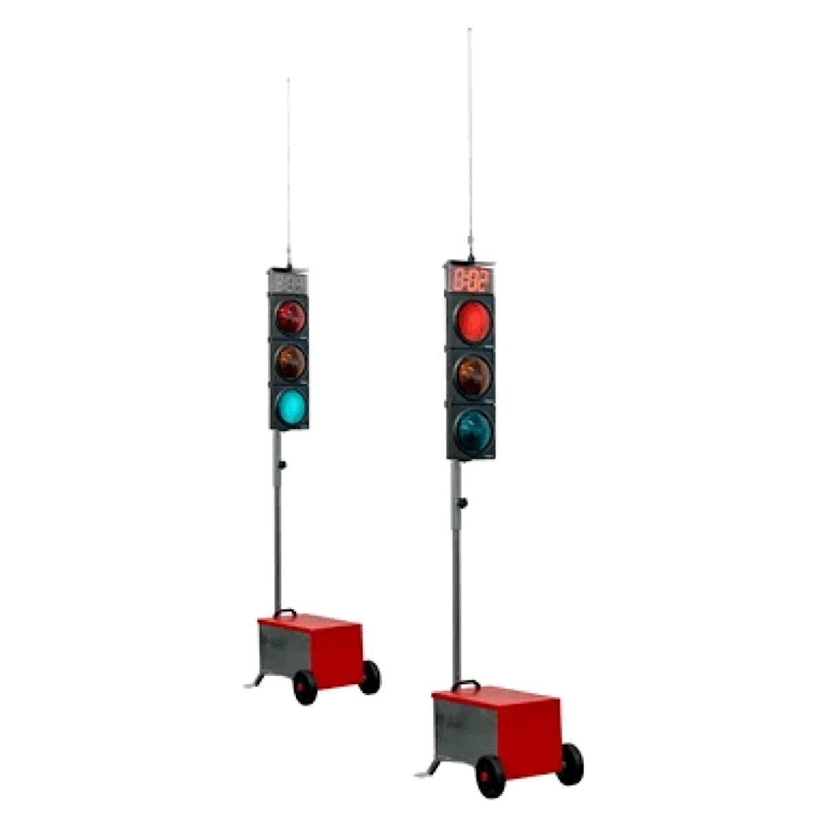 Lichtsignalanlage, Multi Signal 2.0 Lichtsignalanlage mit Rotzeitenzähler