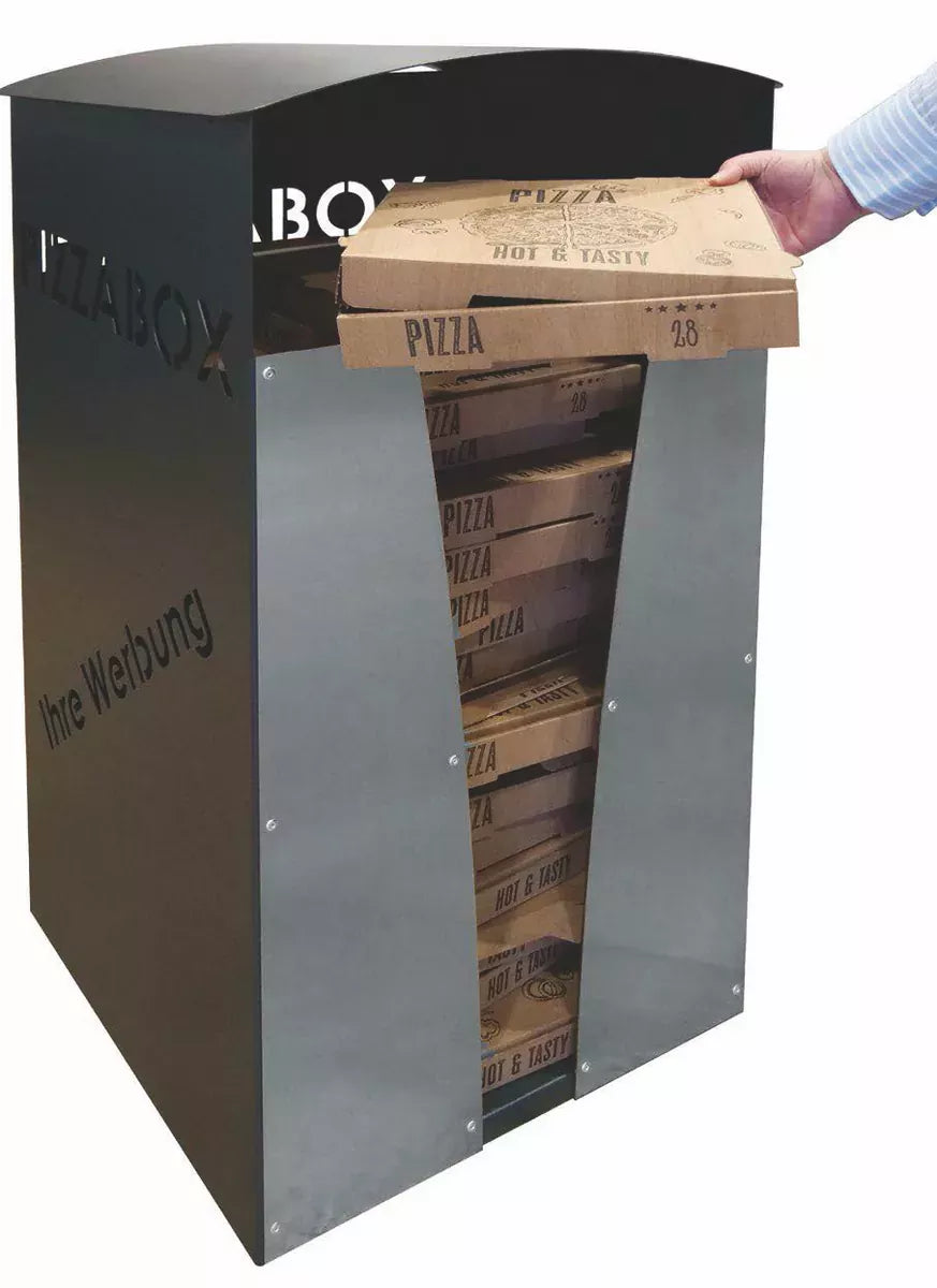 Abfallbehälter Pizzabox-Sammler für bis zu 20 Pizzakartons