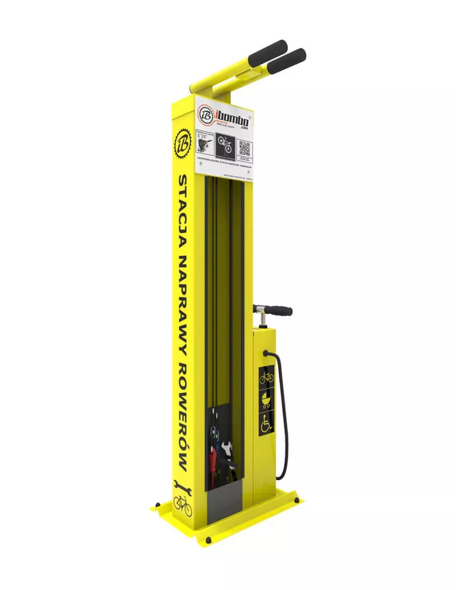 Fahrrad-Reparaturstation mit Handpumpe, IBOMBO PRS-SCANDIC