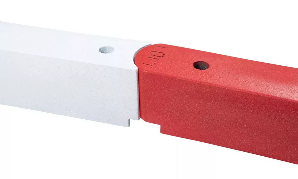 Bike Lane Protector, L.1000 x Br.120 x H.150 mm, Rot