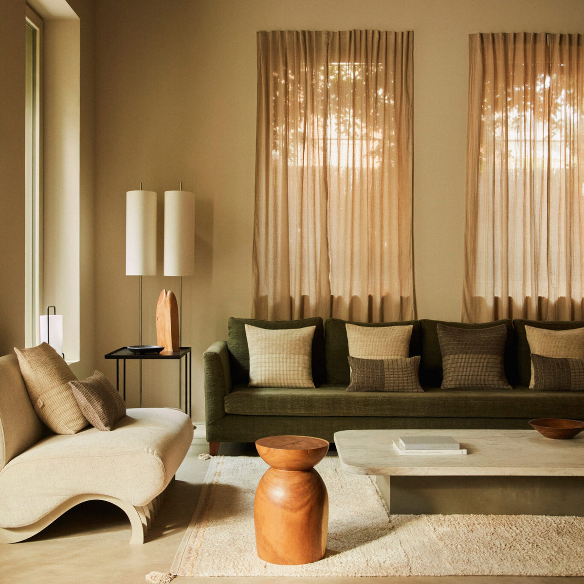 Tile Lumbar Cushion Cover