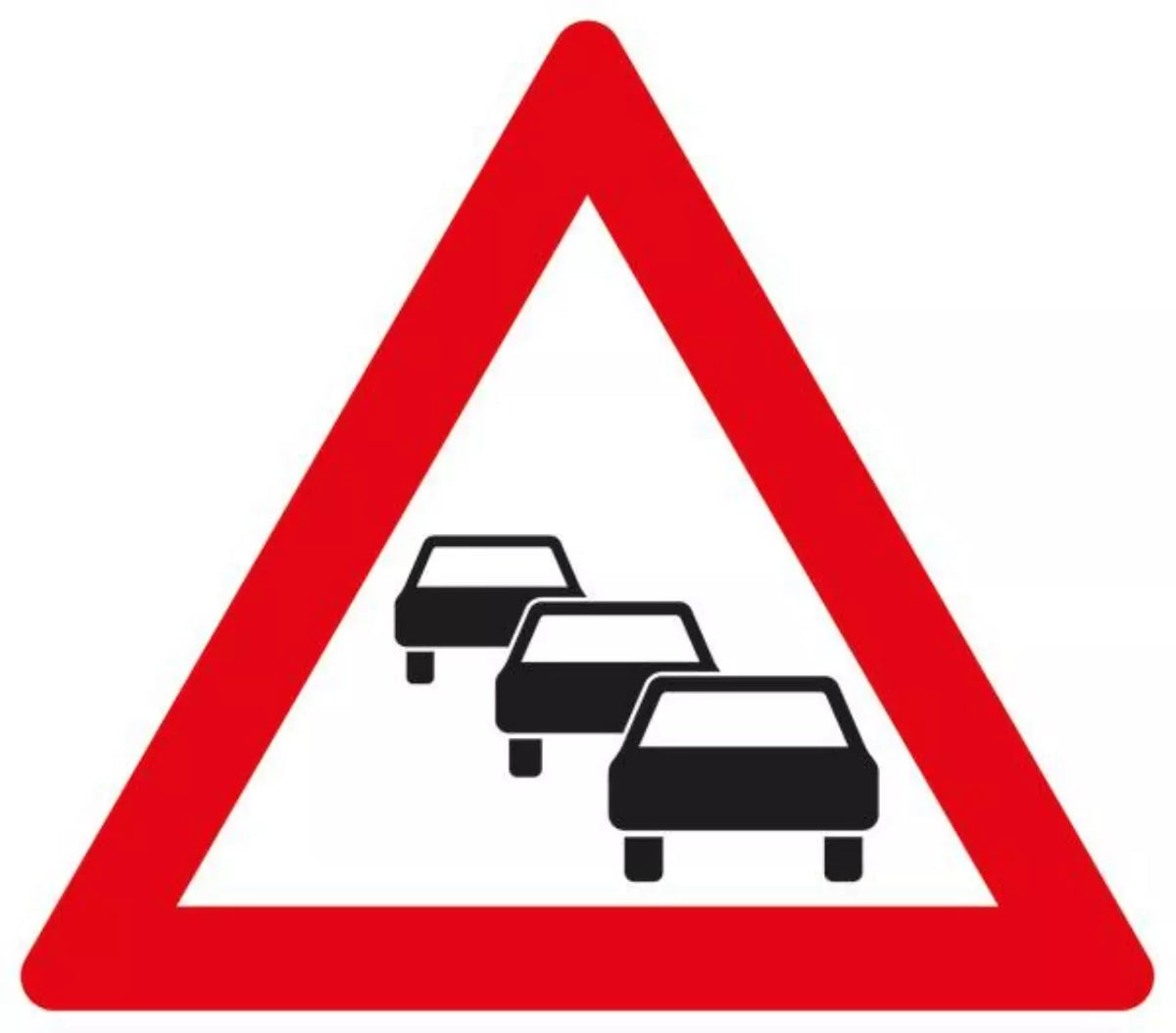 Verkehrszeichen VZ124 Stau