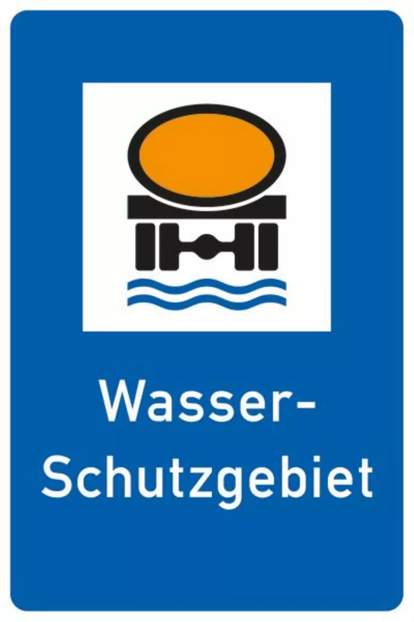 Verkehrszeichen VZ354 Wasserschutzgebiet