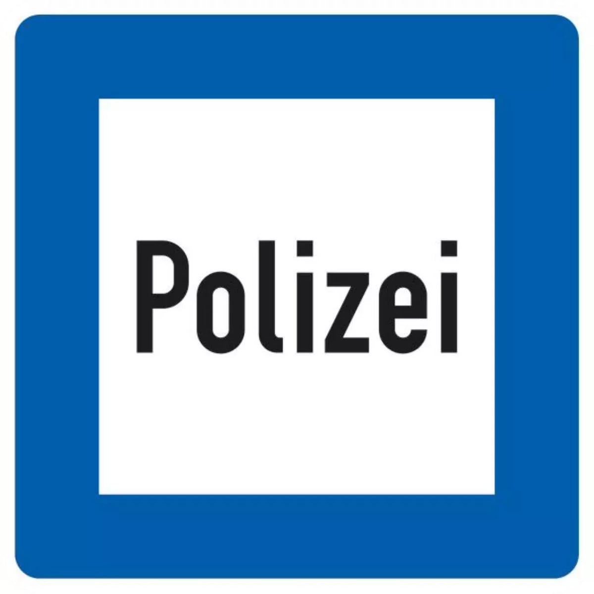Verkehrszeichen VZ363 Polizei