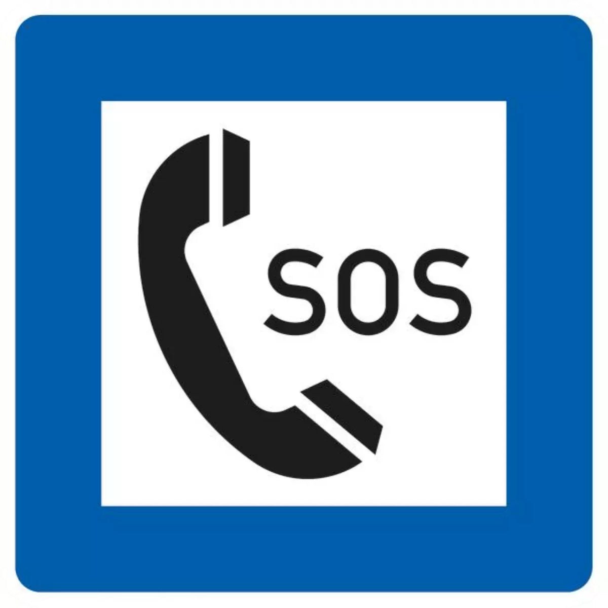 Verkehrszeichen VZ365-51 Notrufsäule