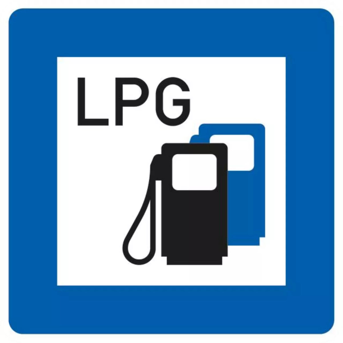 Verkehrszeichen VZ365-53 Tankstelle mit Autogas