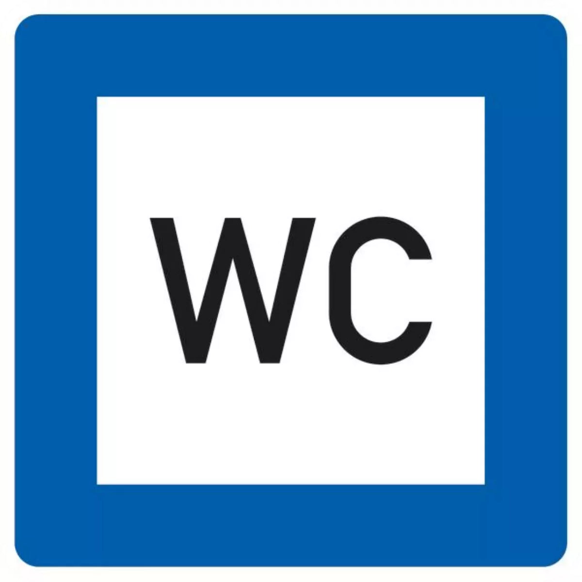 Verkehrszeichen VZ365-58 Toilette