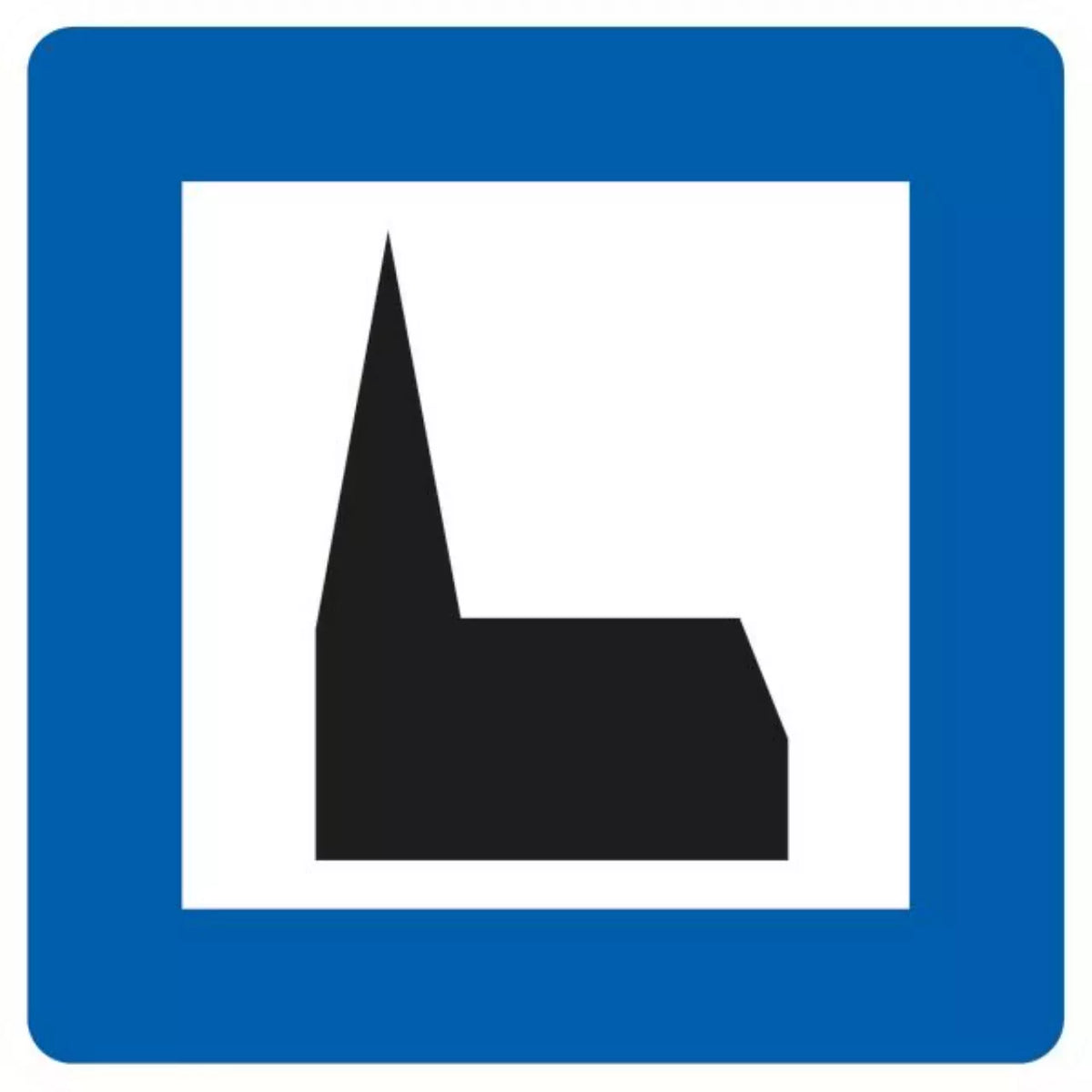Verkehrszeichen VZ365-59 Autobahnkapelle