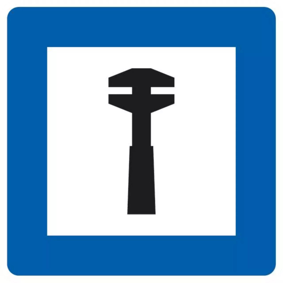 Verkehrszeichen VZ365-62 Pannenhilfe