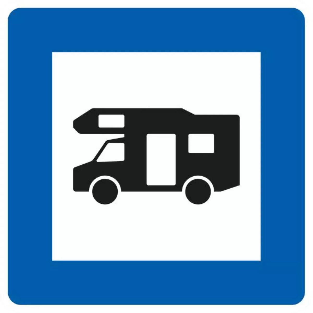 Verkehrszeichen VZ365-67 Wohnmobilplatz