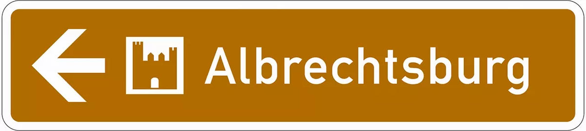 Verkehrszeichen VZ386.1-10 Touristischer Hinweis
