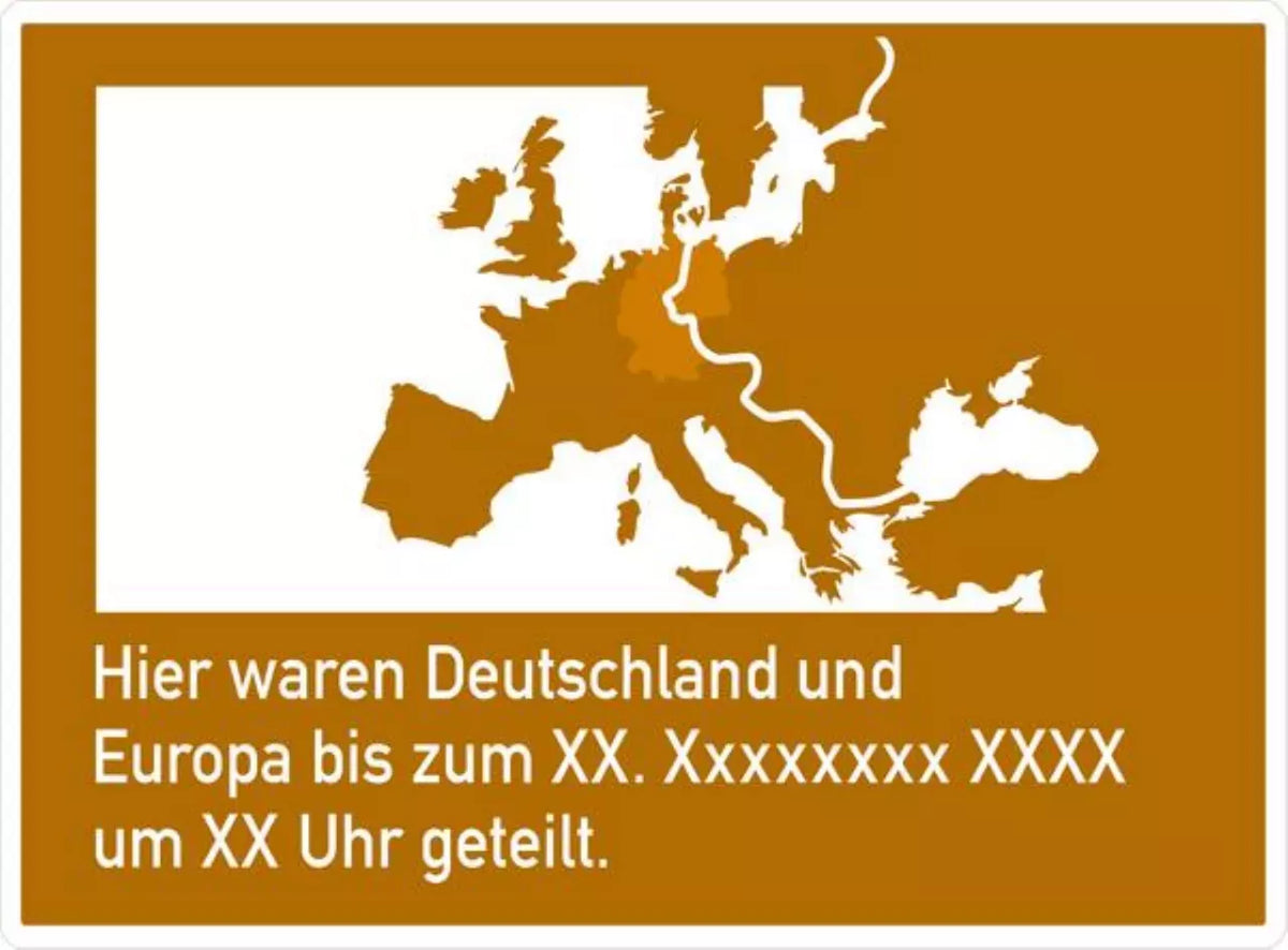 Verkehrszeichen VZ386.3-50 Touristische Unterrichtungstafel, Erinnerungstafel gemäß „Brocken-Erklärung“