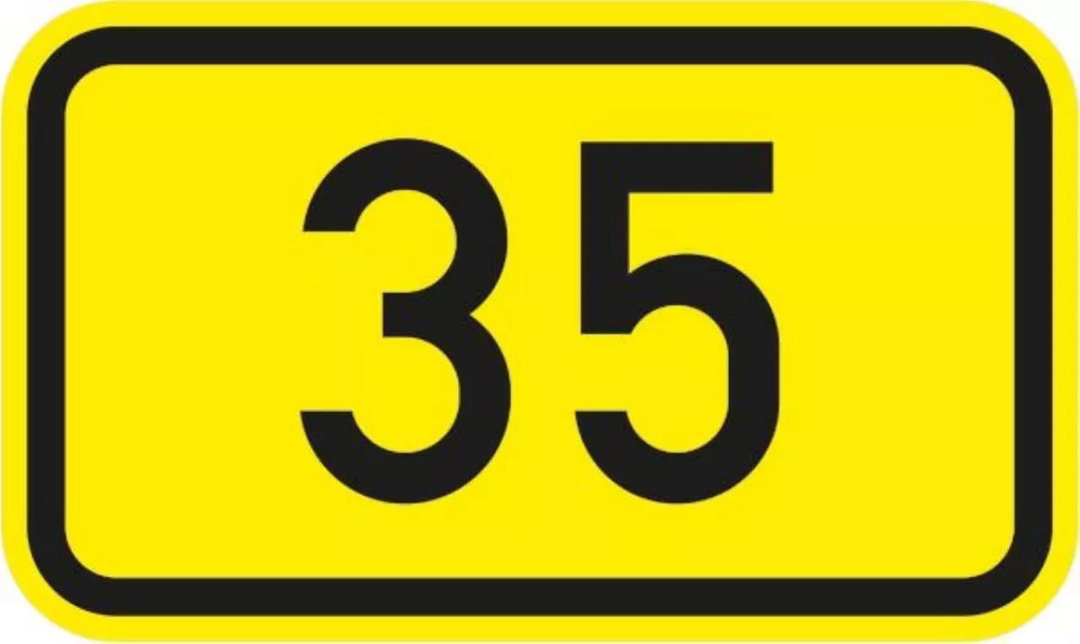 Verkehrszeichen VZ401 Bundesstraßen