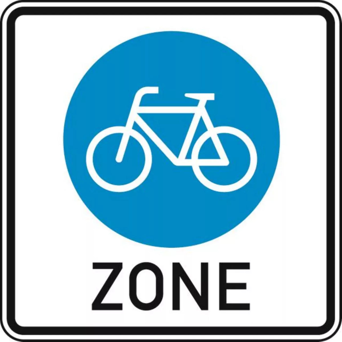 Verkehrszeichen VZ244.3 Beginn einer Fahrradzone