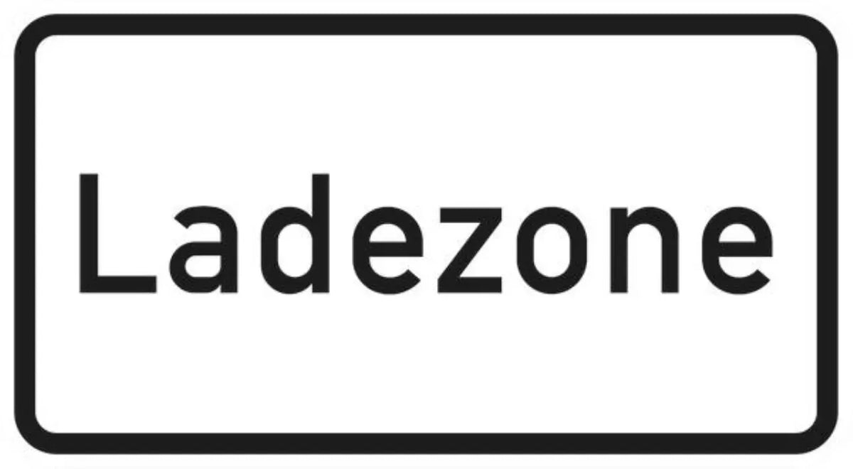 Verkehrszeichen VZ1012-30 Ladezone