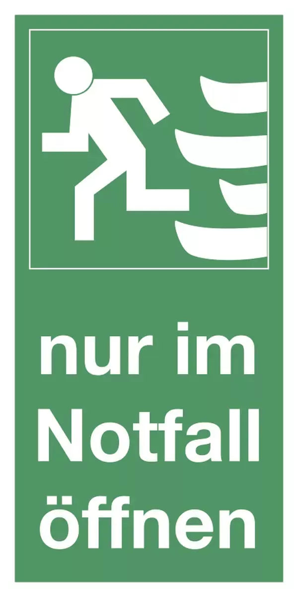 Nur im Notfall öffnen