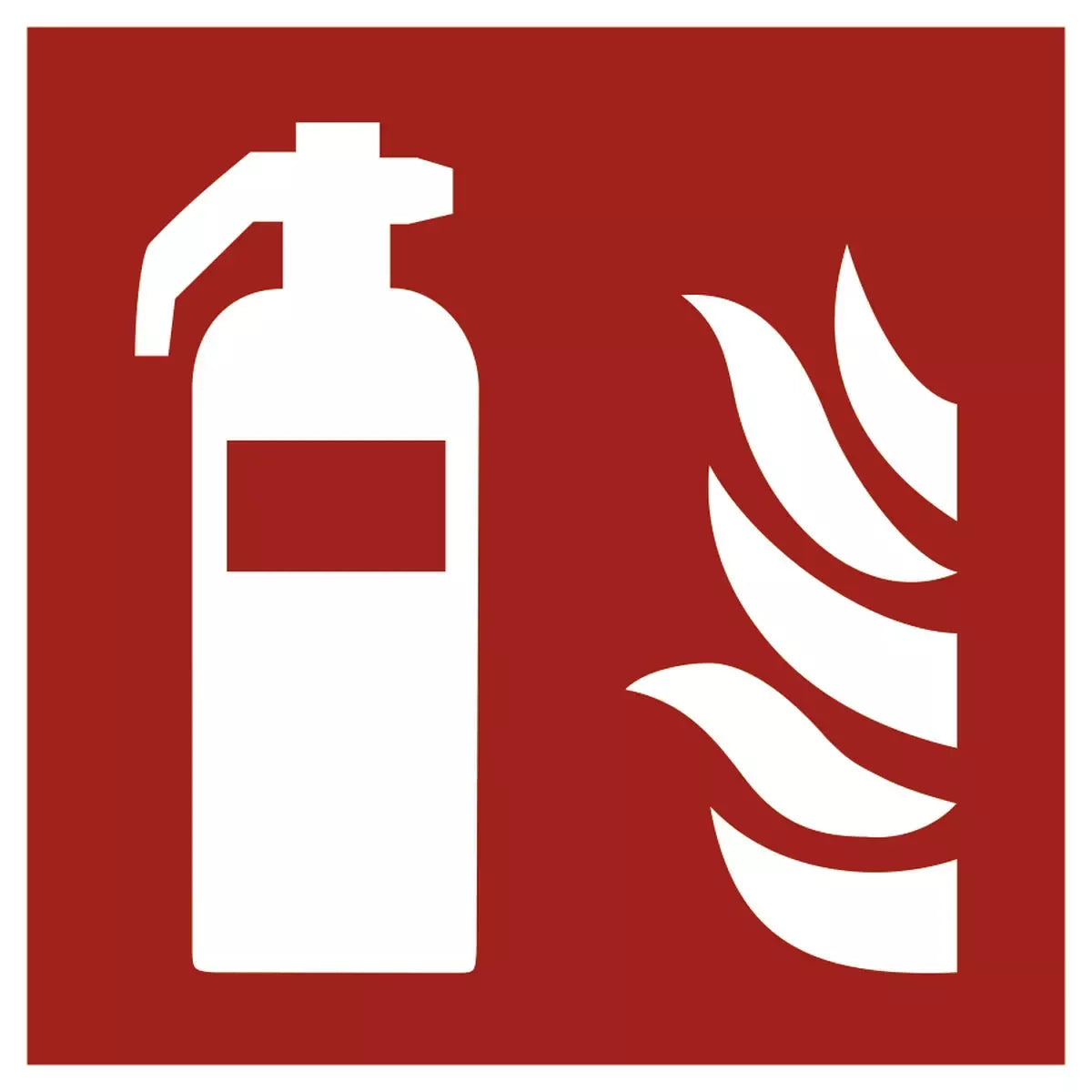 Feuerlöscher, Symbolschild, ISO 7010