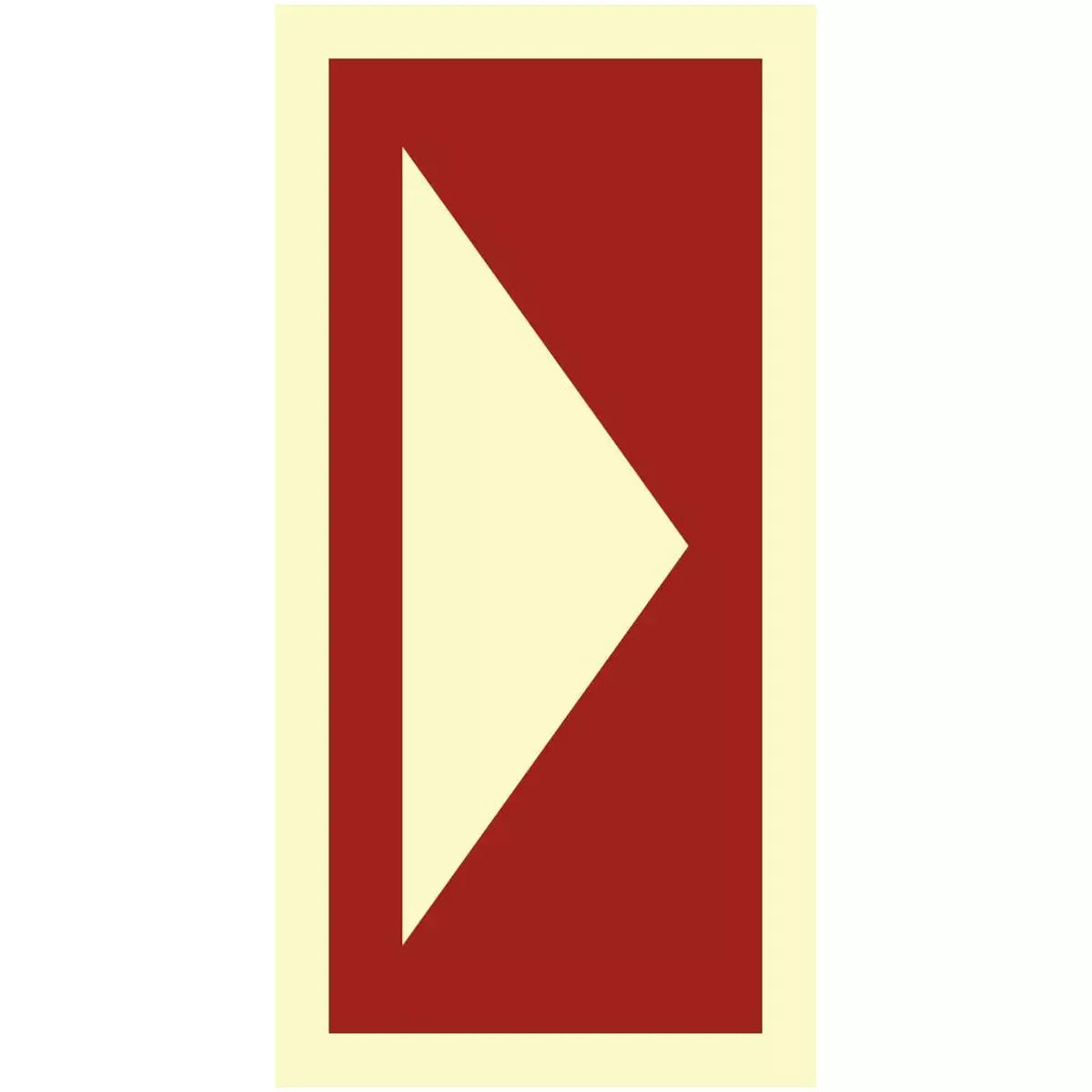 Richtungsangabe für Brandschutzeinrichtungen, Symbolschild